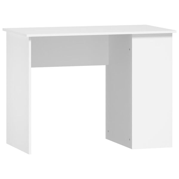 vidaXL Bureau Blanc 100x55x75 cm Bois d'ingénierie