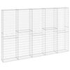 vidaXL Mur en gabion avec couvercles Acier galvanis&eacute; 300x30x200 cm