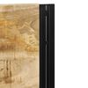vidaXL T&ecirc;te de lit 160 cm bois massif manguier et fer