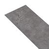 vidaXL Dalles de plancher PVC autoadh&eacute;sif 5,21 m&sup2; 2 mm gris b&eacute;ton