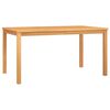 vidaXL Ensemble &agrave; manger de jardin 5pcs Bois de teck massif