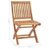 vidaXL Chaises de jardin lot de 2 et coussins blanc crème Teck massif