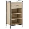vidaXL Cabinet &agrave; chaussures 51 x 36,5 x 93 cm Bois d'ing&eacute;nierie