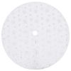 vidaXL Jupe de sapin de No&euml;l de luxe blanche 90 cm en fausse fourrure
