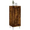 vidaXL Buffet Ch&ecirc;ne fum&eacute; 34,5x34x90 cm Bois d'ing&eacute;nierie