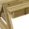 vidaXL Table de pique-nique pour enfants bois de pin impr&eacute;gn&eacute;