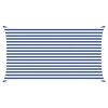 vidaXL Voile d'ombre Bleu et Blanc 4,5 x 2,5 m 100 % polyester Oxford