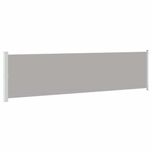 vidaXL Auvent lat&eacute;ral r&eacute;tractable de patio 614x160 cm gris