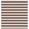 vidaXL Store z&egrave;bre marron 140x150cm largeur du tissu 135,9cm polyester