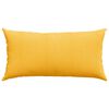 vidaXL Coussins de canapé 2 pcs Jaune clair 80 x 40 cm