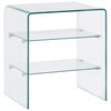 vidaXL Table basse 50x40x56 cm Verre tremp&eacute;