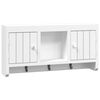 vidaXL Armoire &agrave; cl&eacute;s Blanc 40x8,5x20 cm Bois d'ing&eacute;nierie et acier
