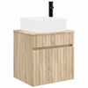 vidaXL Meuble de lavabo mural Ch&ecirc;ne Sonoma 49 x 41 x 63 cm