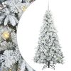vidaXL Sapin de No&euml;l Artificiel &agrave; Branches Articul&eacute;es Blanc 180 cm
