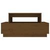 vidaXL Table basse Marron miel 80x55x40,5 cm Bois massif de pin