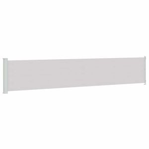 vidaXL Auvent lat&eacute;ral r&eacute;tractable de patio 117x614 cm Gris