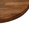 vidaXL Plateau de table Marron Clair &Oslash; 60 x 2,5 cm