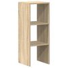 vidaXL Biblioth&egrave;que empilable ch&ecirc;ne sonoma 30x30x80 cm bois ing&eacute;nierie