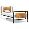 vidaXL Cadre de lit sans matelas m&eacute;tal 90x200 cm