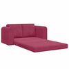 vidaXL Canap&eacute;-Lit 60cm Bordeaux Velours