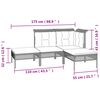 vidaXL Salon de jardin 11 pcs avec coussins Gris R&eacute;sine tress&eacute;e