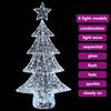 vidaXL Sapin de No&euml;l avec 160 LED Blanc froid 151 cm Acrylique