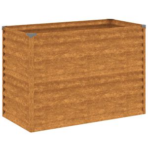 vidaXL Jardini&egrave;re sur&eacute;lev&eacute;e 100x50x69 cm Acier Corten