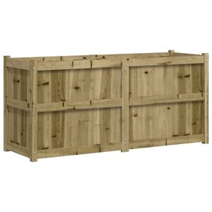 vidaXL Jardini&egrave;re 150x50x70 cm bois de pin impr&eacute;gn&eacute;