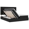 vidaXL Lit de Rangement Noir 180 x 200 cm Cuir synth&eacute;tique