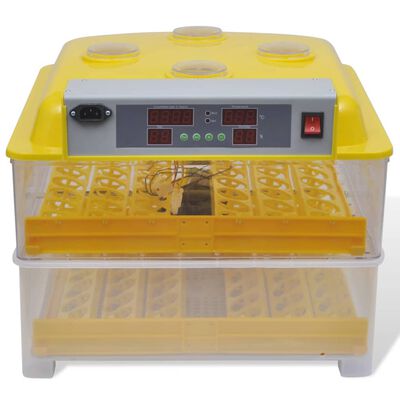 vidaXL Incubateur automatique pour 96 œufs de poule