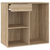 vidaXL Armoire cosm&eacute;tique Ch&ecirc;ne sonoma 80x40x75 cm Bois d'ing&eacute;nierie