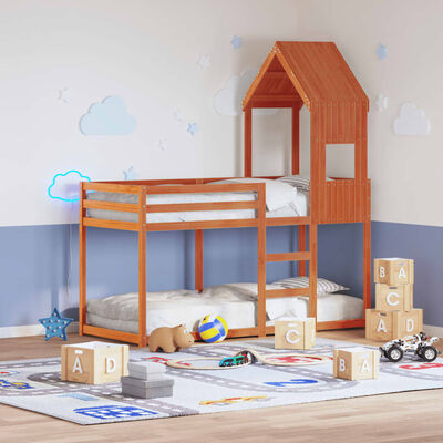 vidaXL Toit de lit pour enfants 55x84x132 cm bois de pin massif