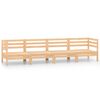 vidaXL Salon de jardin 4 pcs Bois de pin massif