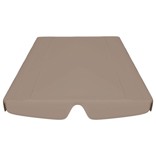 vidaXL Toit de rechange de balançoire taupe 150/130x105/70 cm