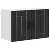 vidaXL Meuble mural LUCCA Noir 60 x 31 x 40 cm Bois d'ing&eacute;nierie