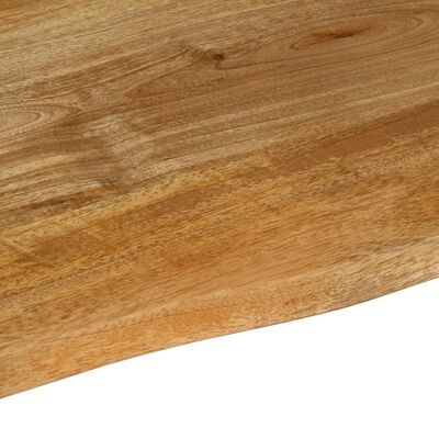 vidaXL Dessus de table à bord vivant 40x40x2,5 cm bois massif manguier