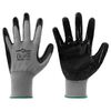 vidaXL Gants de Travail 12 pi&egrave;ces Gris et Noir 11 / XXL Polyester