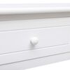 vidaXL Table console Blanc 90 x 30 x 77 cm Bois