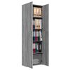 vidaXL Armoire de bureau Sonoma gris 60x32x190 cm Bois d'ing&eacute;nierie