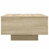 vidaXL Table basse chêne sonoma 55x55x31 cm bois d'ingénierie