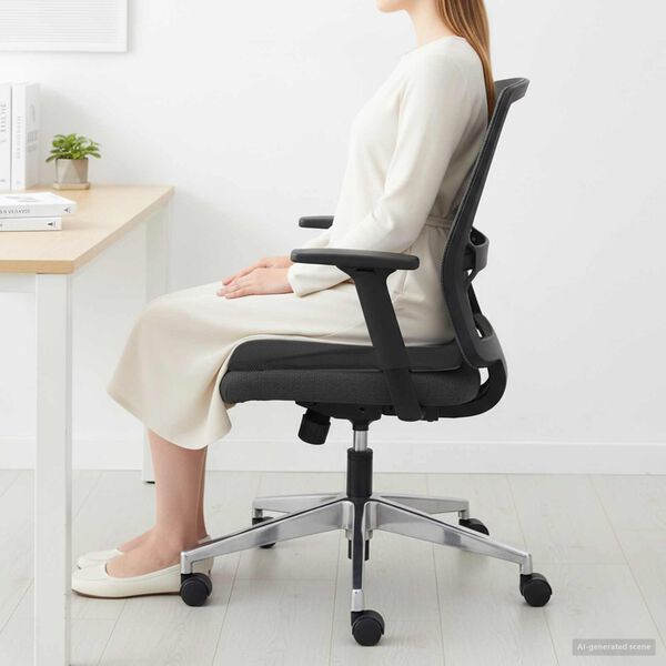 vidaXL Coussin d&rsquo;assise Noir