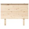 vidaXL T&ecirc;te de lit 104x6x82,5 cm Bois massif de pin