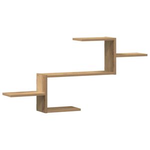 vidaXL &Eacute;tag&egrave;re murale ch&ecirc;ne artisanal 104x15x49 cm bois d'ing&eacute;nierie