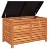 vidaXL Boîte de rangement de jardin 90x48x55 cm bois d'eucalyptus