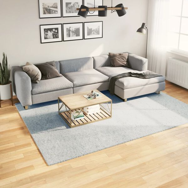 vidaXL Tapis HUARTE &agrave; poils courts doux et lavable bleu 200x280 cm