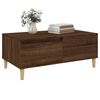 vidaXL Table basse Chêne marron 90x50x36,5 cm Bois d'ingénierie