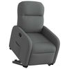 vidaXL Fauteuil inclinable Gris fonc&eacute; Tissu
