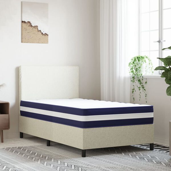 vidaXL Matelas &agrave; ressorts ensach&eacute;s duret&eacute; moyenne 80x200 cm