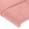 vidaXL Cadre de lit sans matelas rose velours