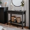 Finori Table console Vera 44 Gris anthracite